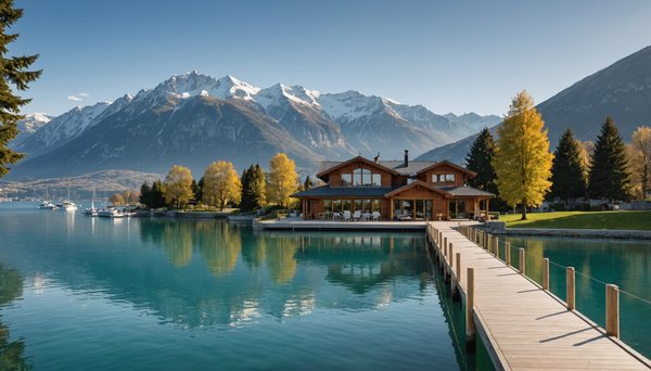 Le lac du bourget, dernier grand lac alpin où l'immobilier de luxe reste accessible